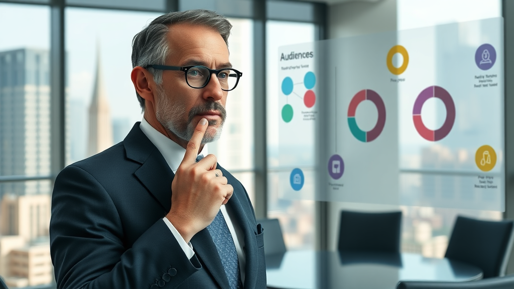 analytical attorney defining target audience and niche market for targeted marketing strategies