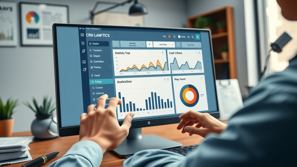 motorcycle lawyer advertising tips - CRM dashboard with analytics for law firms