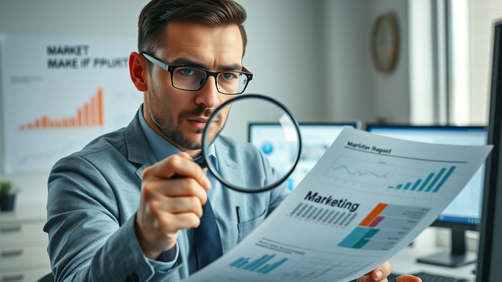 professional legal market analyst reviewing marketing reports, injury law firm, accident law, marketing strategies