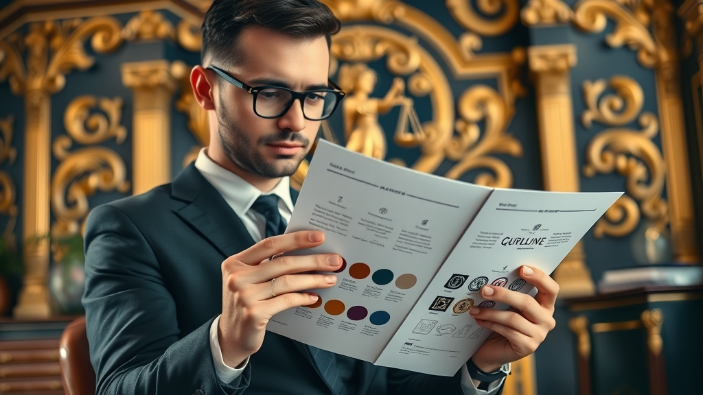 organized attorney designing brand guideline lawyer branding on social platforms