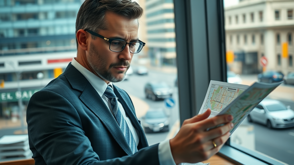 Personal injury lawyer researching local digital marketing strategies