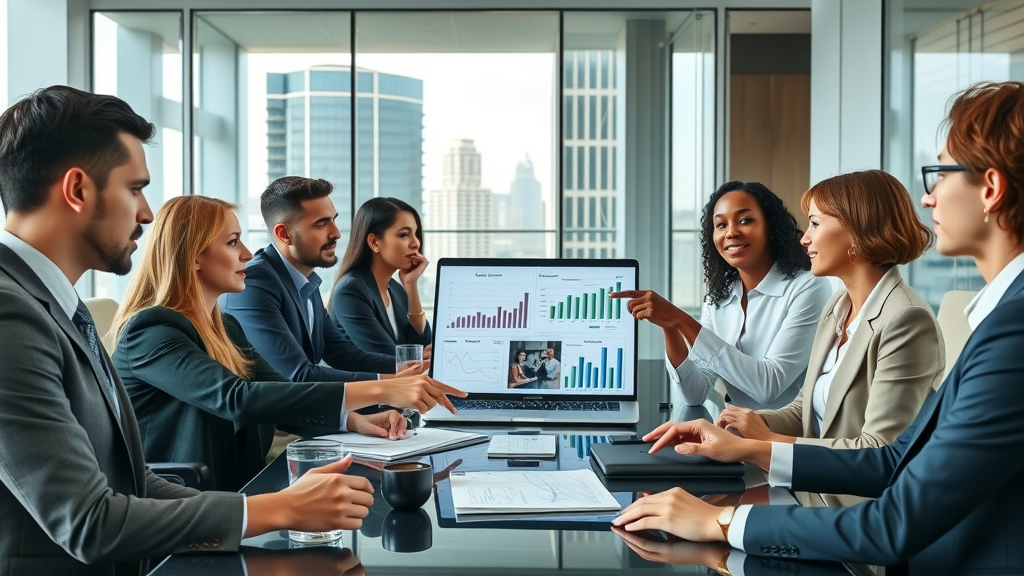 legal video content strategy modern law firm boardroom discussing strategy