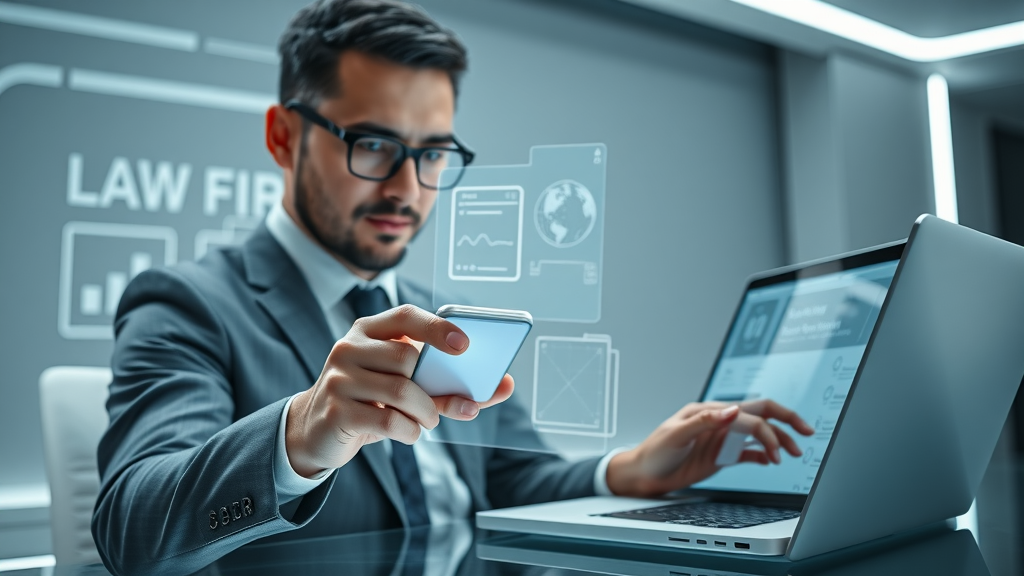 Optimized law firm website for digital marketing for lawyers user experience