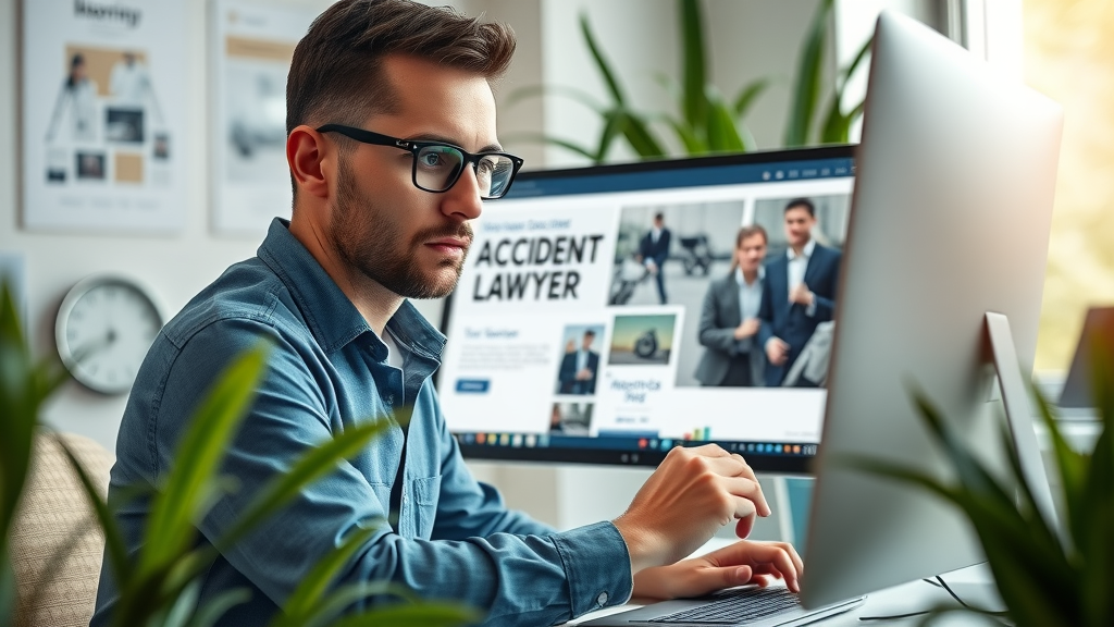 Optimized landing page design for Paid Advertising for Motorcycle Lawyers