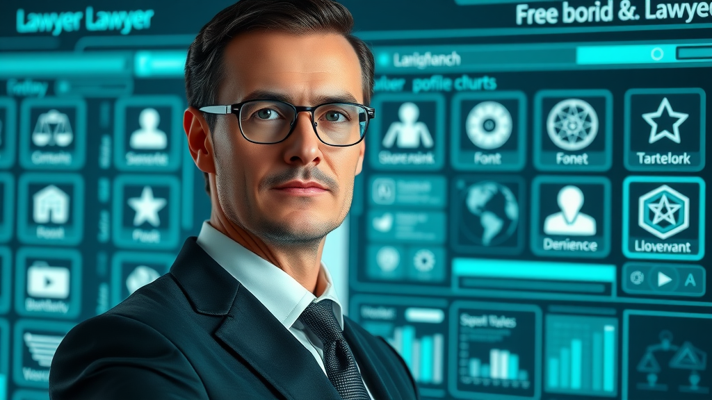 sleek digital lawyer profile lawyer branding on social platforms banners