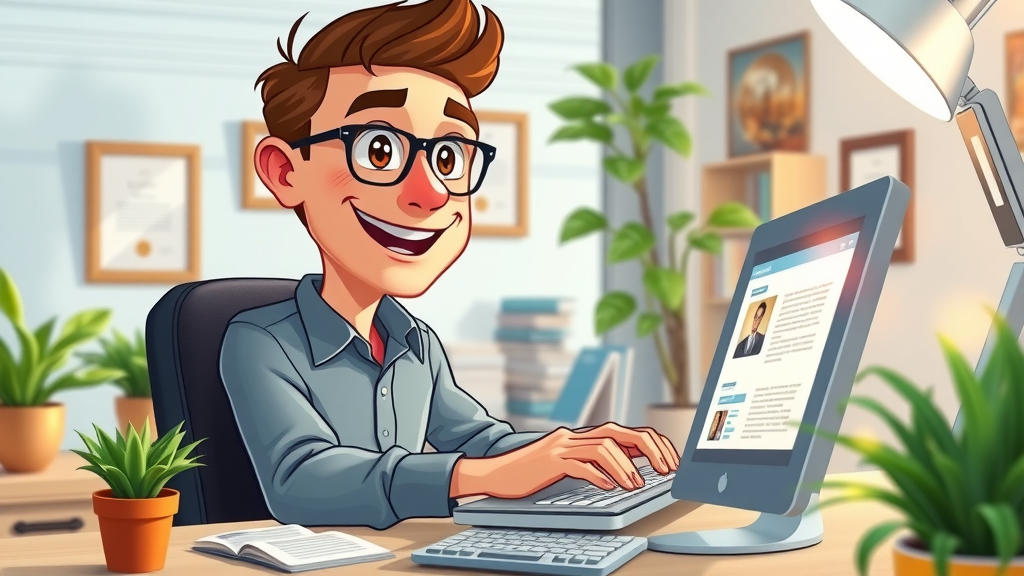 inspired content creator typing legal blog article, content marketing, injury law, accident law