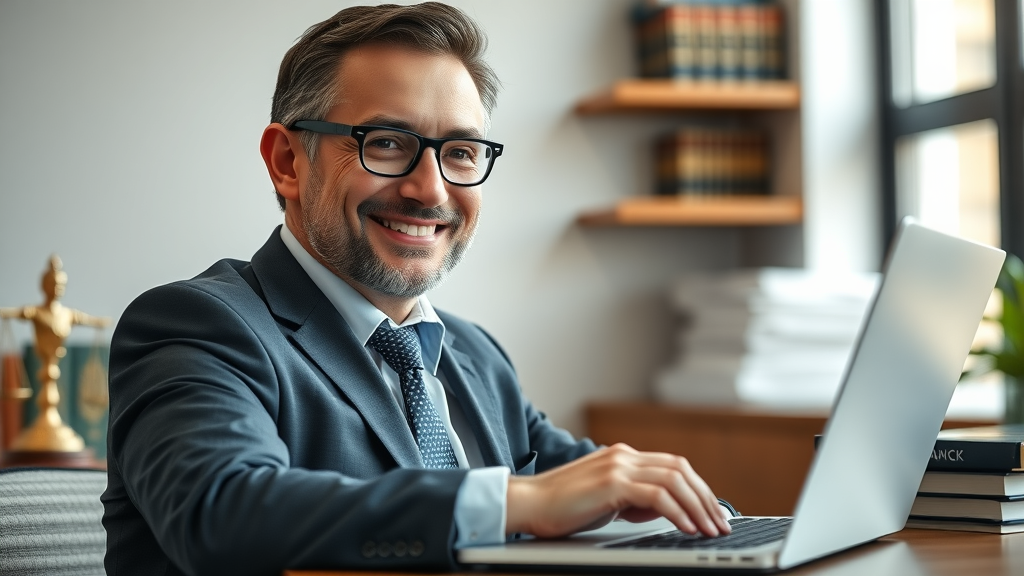 Personal injury lawyer optimizing Google Business Profile for local SEO success