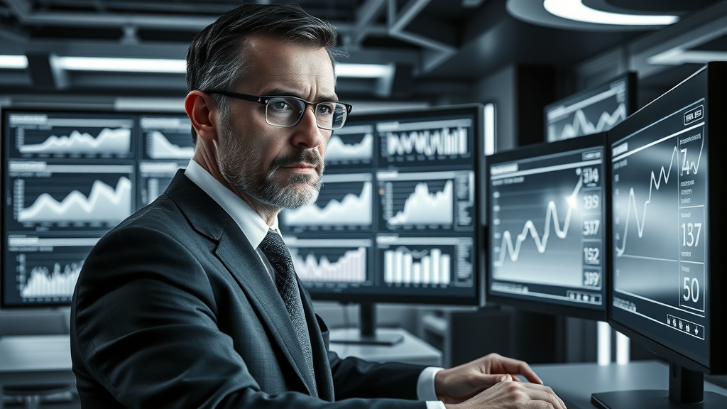 Lawyer analyzing digital marketing analytics and conversion funnel data for motorcycle accident cases