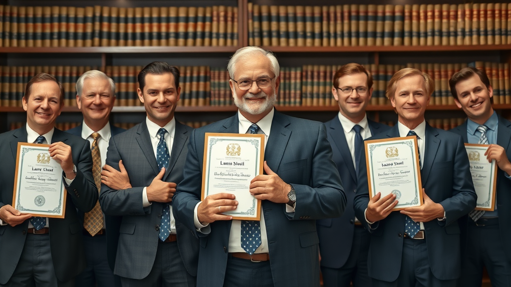 award-winning personal injury law firm receiving industry recognition and legal awards
