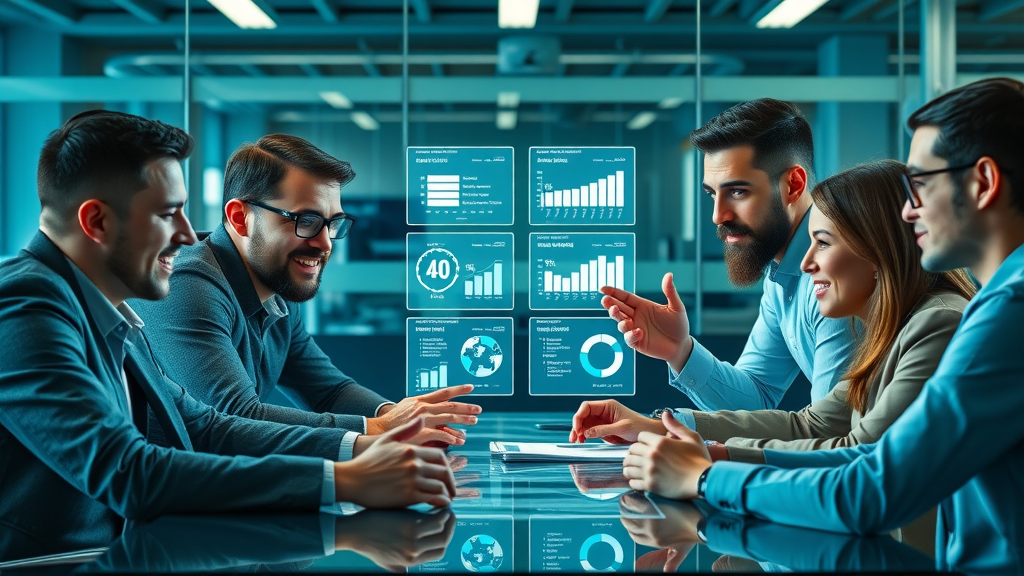 motorcycle brand team brand engagement campaign planning futuristic office digital strategy holographic displays