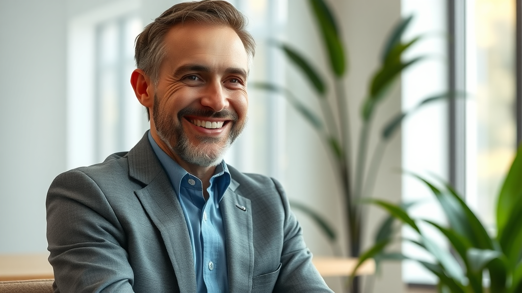 satisfied client giving video testimonial for law firm build trust