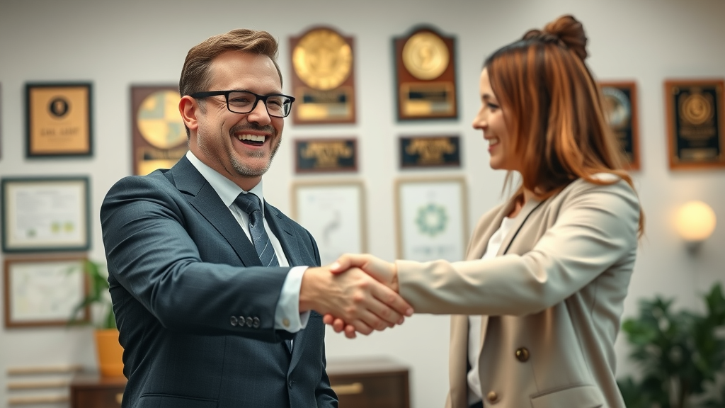 google my business for law firms - client leaving positive reviews