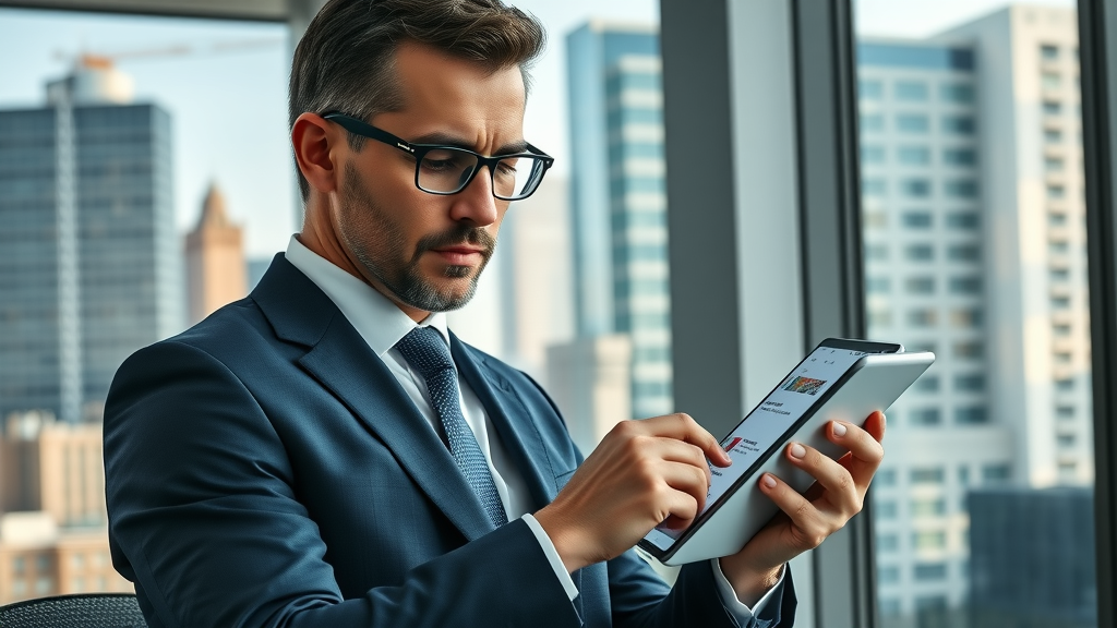 Lawyer monitoring mobile-optimized ads for local motorcycle accident law search results.