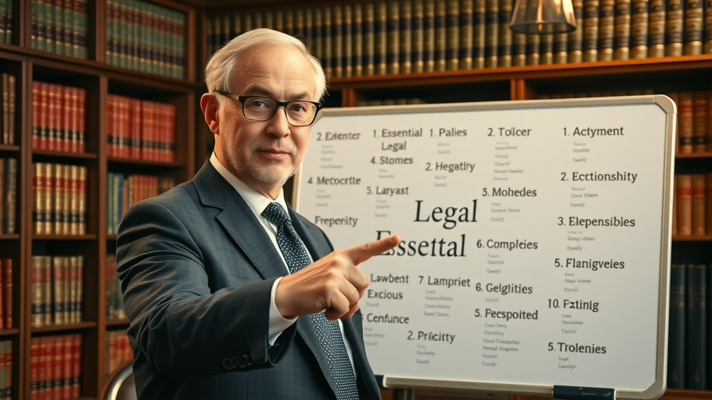 authoritative legal expert with essential legal terms, personal injury, motorcycle accident law, marketing strategies