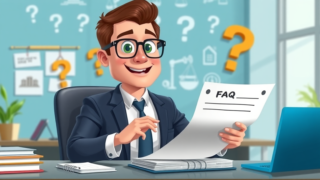Attorney answering FAQs digital marketing for law firms