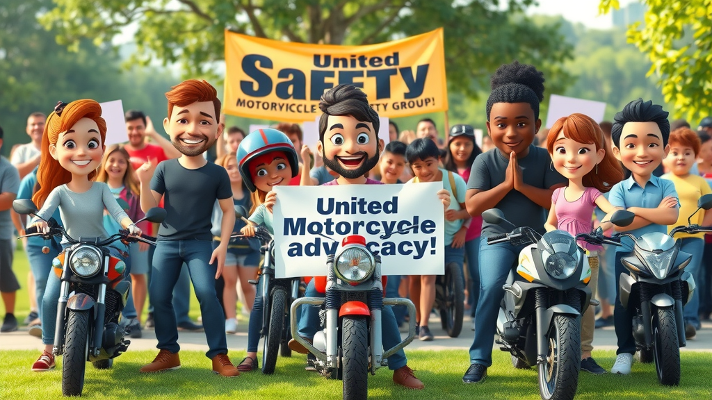 united motorcycle advocacy group organizing community safety event for motorcycle riders - Motorcycle Advocacy